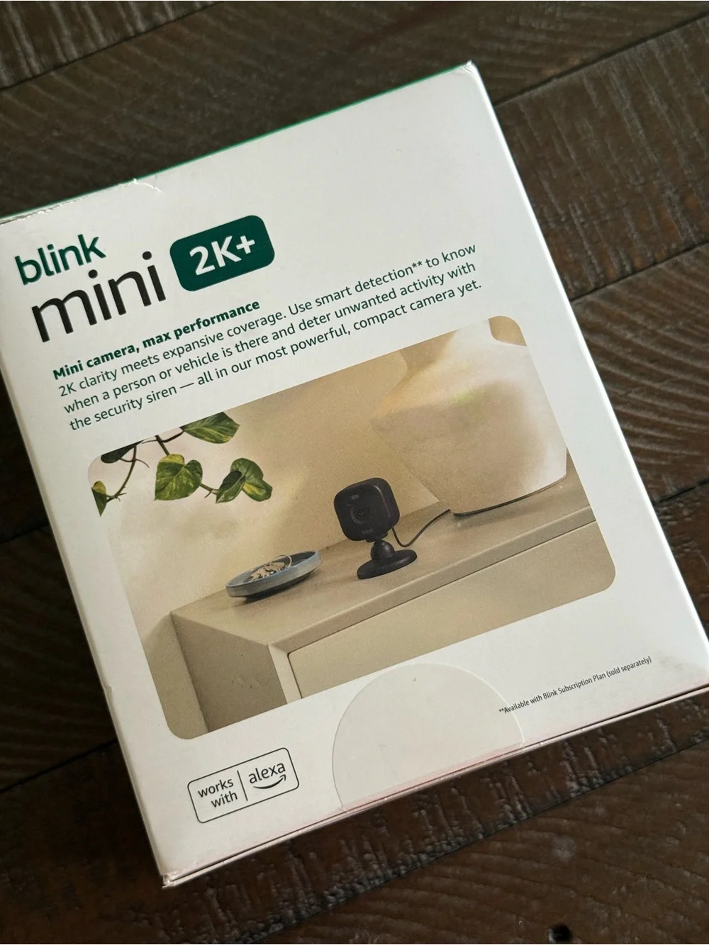 Blink Mini 2K+ Indoor/Outdoor Security Cameras - Black